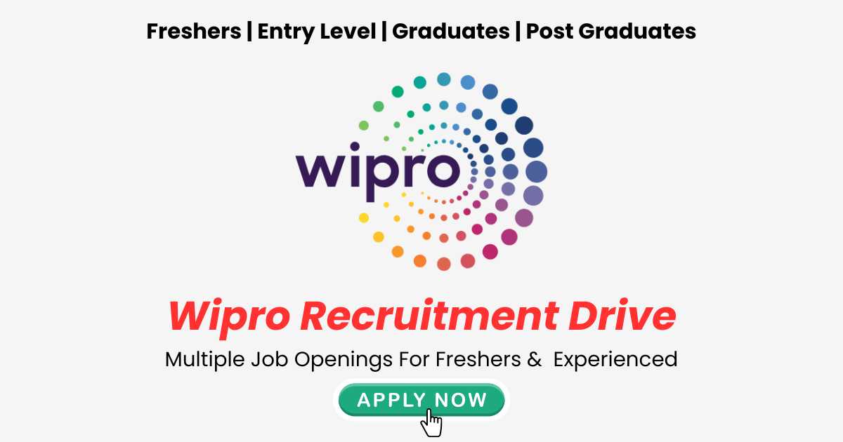 Wipro Job Interview News: Apply Now for High-Paying Jobs for Freshers and Experienced