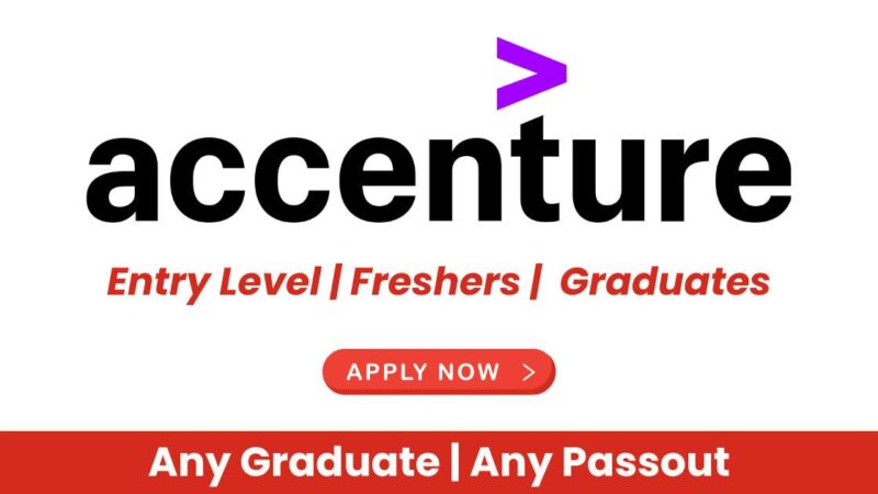 Accenture Recruitment: Software Development Engineer Positions | Up to ₹25 LPA