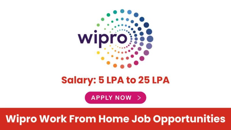 Wipro’s Entry-Level Jobs for Graduates | Work from Home/Hybrid – Apply Now